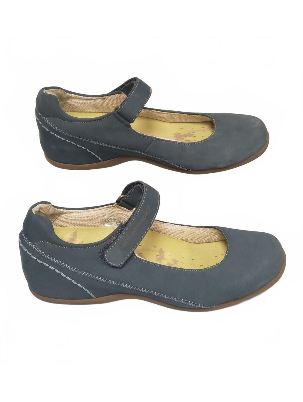EXOFFICIO Blue Leather Suede Women's Maryjane Shoes Sz 8, China